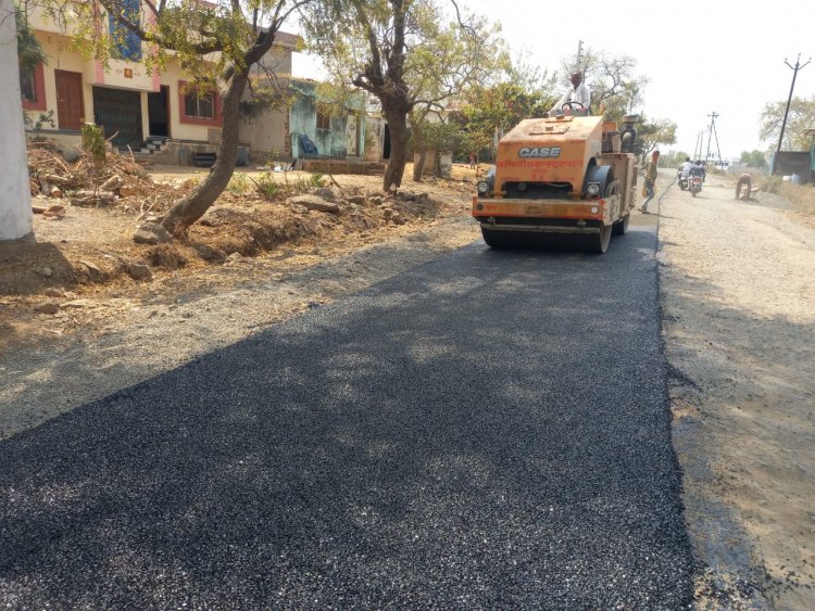 सिल्लोड - सोयगाव मतदार संघातील रस्त्यांची कामे प्रगती पथावर