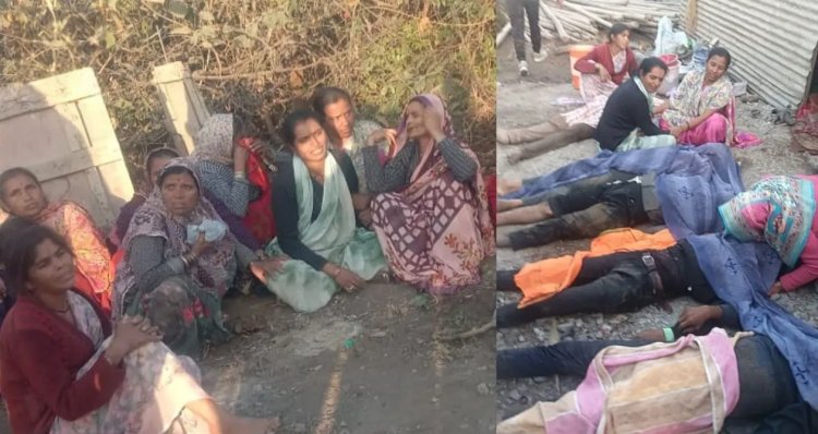 अवैध वाळू वाहतुकीने घेतला पाच मजुरांचा बळी